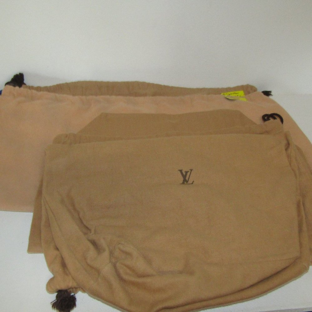 #2 LV BROWN DRAWSTRING DUST BAG